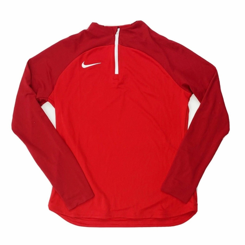 Nike Dri-FIT Academy Pro Drill 1/4 Zip Soccer Top K Women's Medium Red DH9246